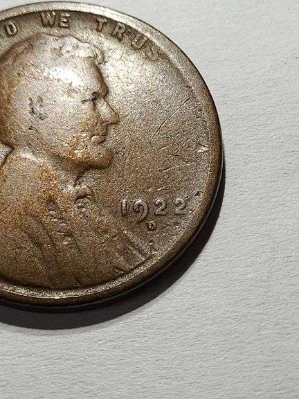 1922 D Wheat Penny, Circulated