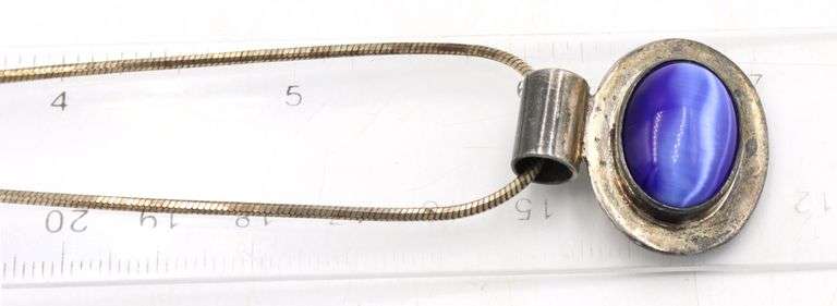 Group lot of  Vintage 925 sterling silver necklaces