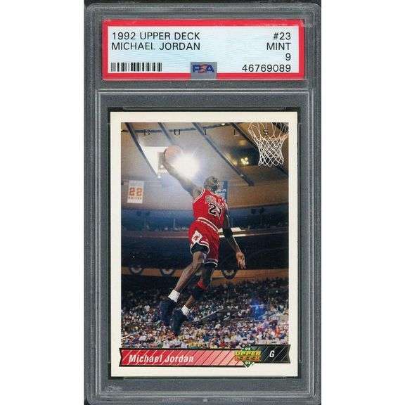 1992 Michael Jordan Basketball Card MINT 9