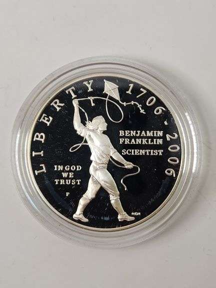 2006-P $1 Benjamin Franklin Tercentenary, Scientist PR DCAM