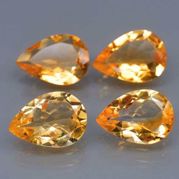 Heavy! 14.77ct top golden eye clean Citrine set!