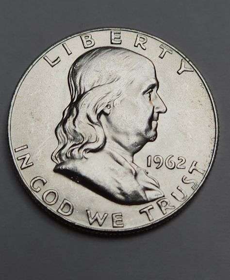 1962 D UNC Quality Franklin Half Dollar