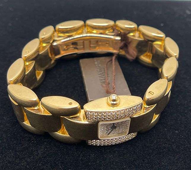 18k Gold Diamond Chaumet Watch