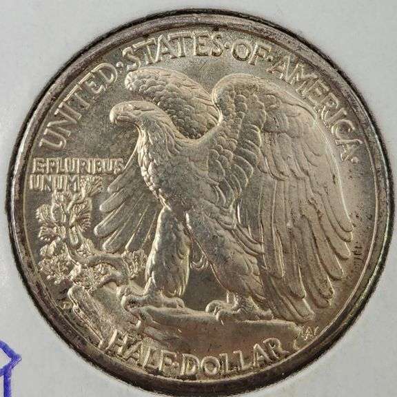 1943 Walking Liberty Half Dollar, Circulated