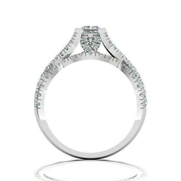 Amazing 3.25 Ct VVs1 Lab Simulated Diamond 2 Band Engagement Ring