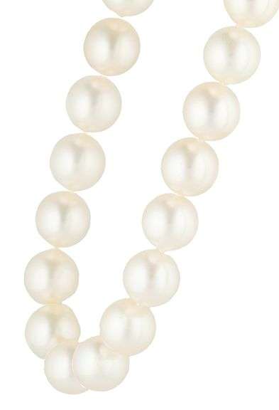 Tiffany & Co. Iridesse 9.0MM Pearl Strand Necklace in 18K