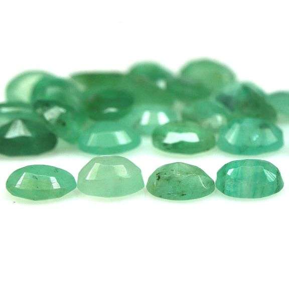 Heavy 7.90ct 27 piece Zambian Emerald set