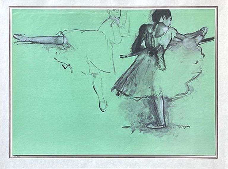 Extremely Rare Edgar Degas, From 'Degas: Pastels et Dessins' Suite