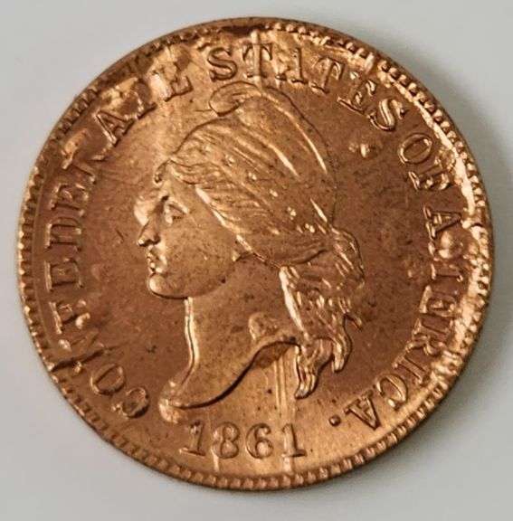 1861 "RESTRIKE" Confederate 1 Cent