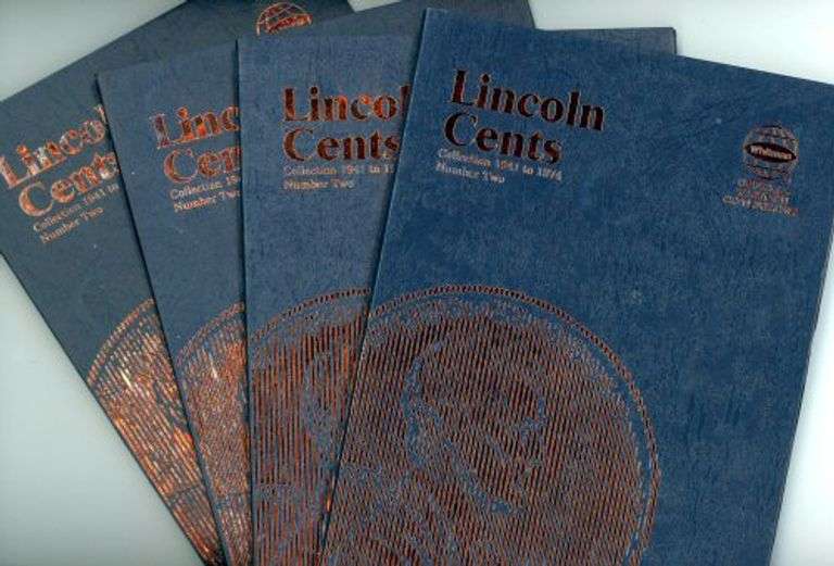 4 Sets of Lincoln Wheat Cents 1941-1975 in Album