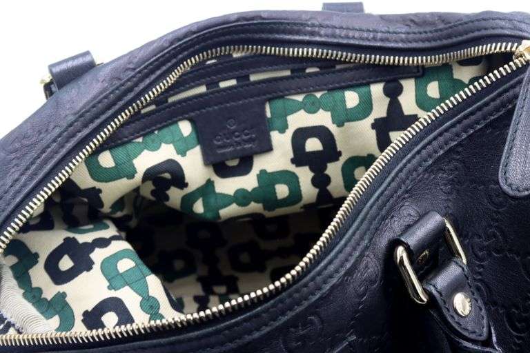 Gucci Joy Boston Guccissima Bag W/Dust Bag