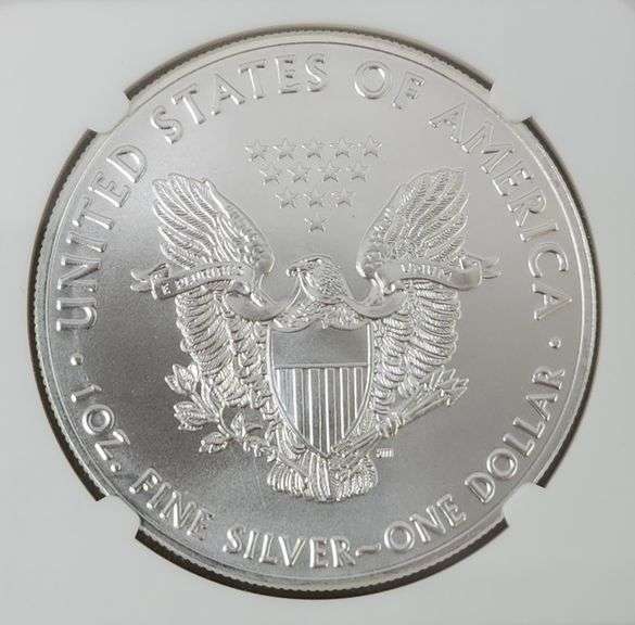 2017 (S) Silver Eagle, Struck in San Fran NGC MS69