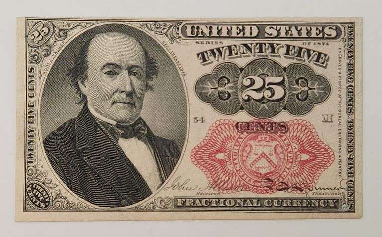RARE 1874 US 25 Cent Fractional Currency