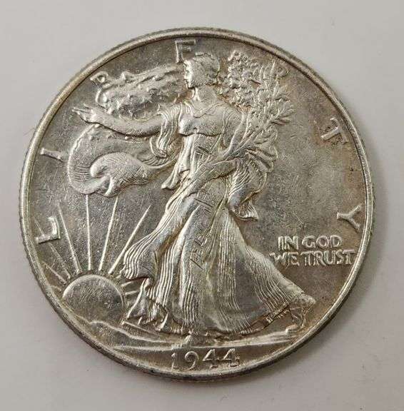 1944 Walking Liberty Half Dollar, Circulated