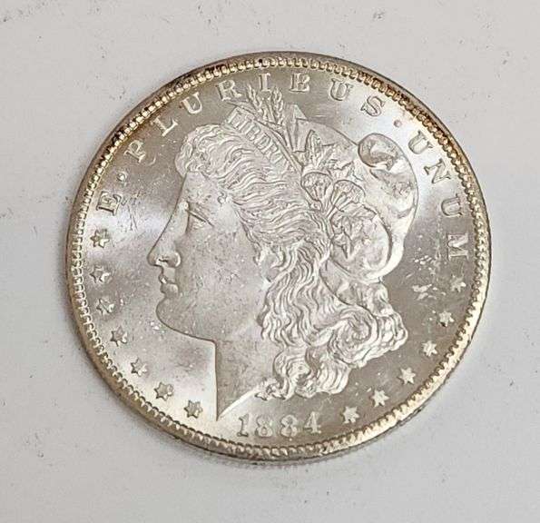 1884 CC Morgan Silver Dollar, Circulated