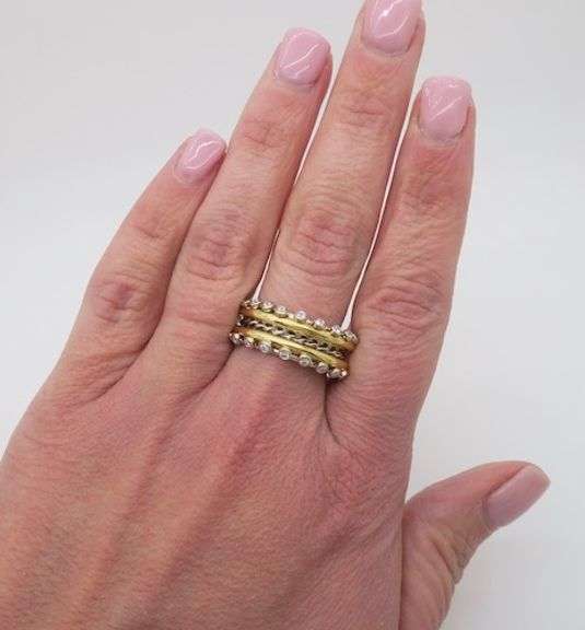 Custom Made 18k & 22k Diamond Ring