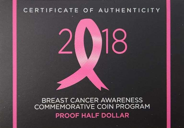 2018-S 50c Breast Cancer Awareness PR DCAM