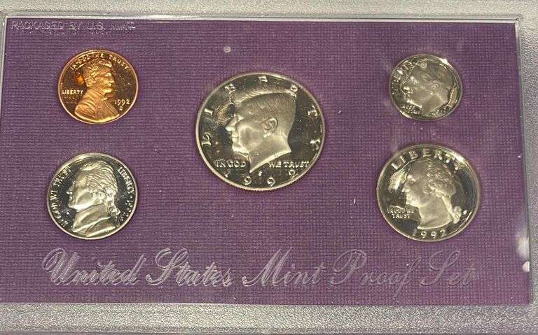1988-1992 US Proof Sets