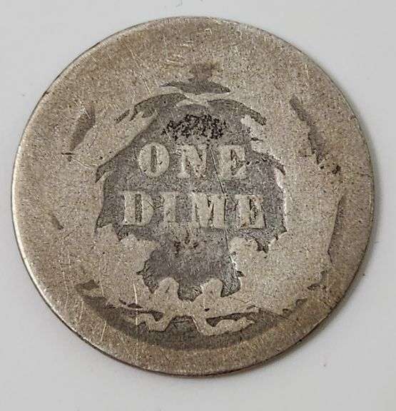 1853 Arrows & 1886 Seated Liberty Dimes Lot, Circulated