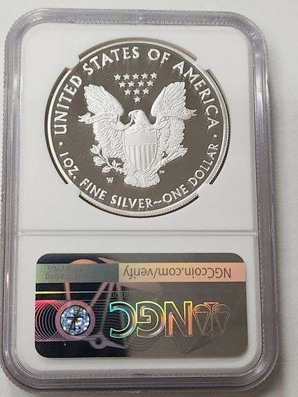 2020 W Silver Eagle PF 70 CAMEO