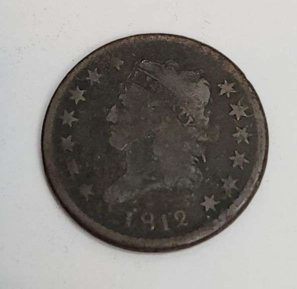 1812 Classic Head Cent, Circulated