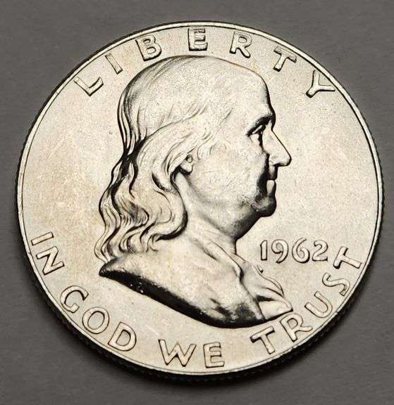 1962 D UNC Quality Franklin Half Dollar