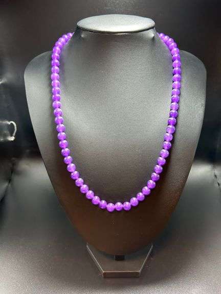 Beautiful 250.5 Ct Natural Amethyst Necklace