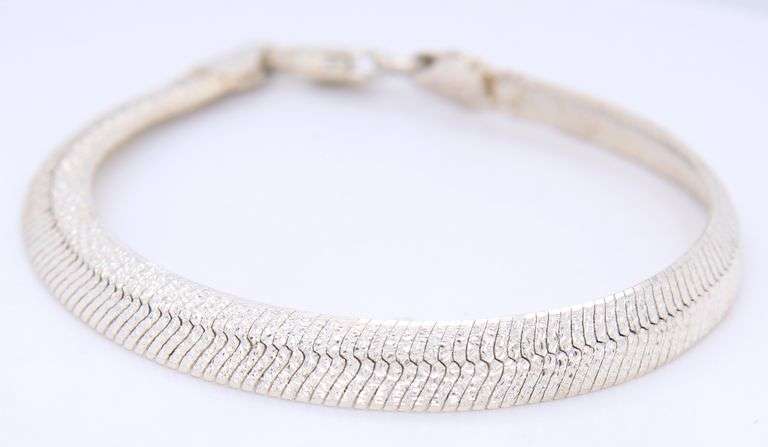 Italian 925 sterling silver fancy bracelet