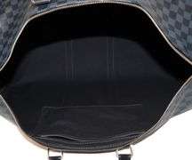Louis Vuitton, Keepall Bandouliere 55 Damier Cobalt Canvas Bag W/ Box