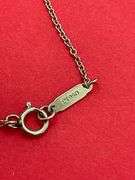 Tiffany & Co. Mini Circlet Diamond Halo Pendant Necklace in Platinum. certified