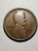 1914 D Wheat Penny, Circulated