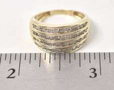 Spectacular Diamond Ring in 10K Yellow Gold