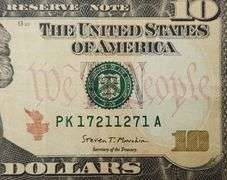 2017A $10 Radar Banknote "17211271", Circulated