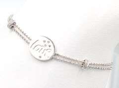 Sweet 14K WG "Love" Bracelet