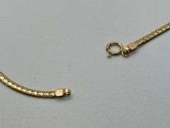 10K Yellow Gold Ruby & Swarovski Crystals