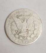 1896-O Morgan Silver Dollar, Circulated.