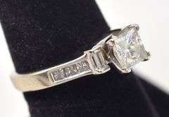 Marvelous Moissanite Ring in 14K White Gold