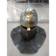 Medieval Helmet with Chainmail