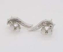 2.62CTW Vintage Diamond Stud Earrings