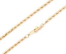 Sturdy 14K YG Solid Rope Necklace