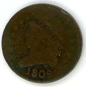 1809 'O' Over 'O' Classic Head Half Cent
