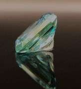 6 Ct Mint Green Princess Cut Fire Lab Simulated Diamond