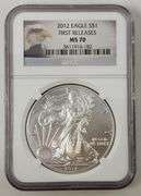 2012 Silver American Eagle NGC MS70 1 oz FIRST Releases