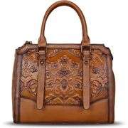 Genuine Leather Satchel Handbag