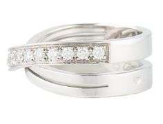 Cartier Etincelle De Cartier 0.52ctw Diamond Crossover Ring in 18K