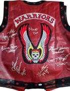The Warriors Movie Cast Autographed Leather Vest Exact Proof ACOA