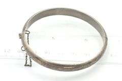 Group lot of 3 Vintage 925 sterling silver bangles