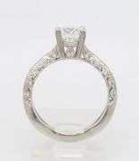 Tacori Platinum GIA Certified Diamond Engagement Ring