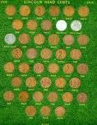 Album of 165 Lincoln Wheat Cents: 1909-1971