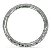 14k (585) White Gold Semi Eternity Diamond Ring